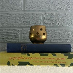 Vintage Brass Tea-light Candle Holder